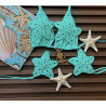 Top Ostra: Bikini Artesanal con Cadenas y Estilo Único