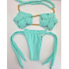 Top Ostra: Bikini Artesanal con Cadenas y Estilo Único