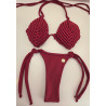 Top Ostra: Bikini Artesanal con Cadenas y Estilo Único